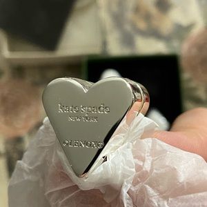 Kate Spade Silver color metal name card stands pokers